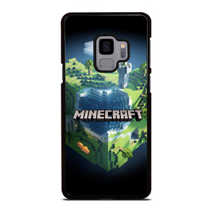 MINECRAFT GAME WORLD LOGO Samsung Galaxy S9 Case MINECRAFT GAME WORLD LOGO Samsung Galaxy S9 Case