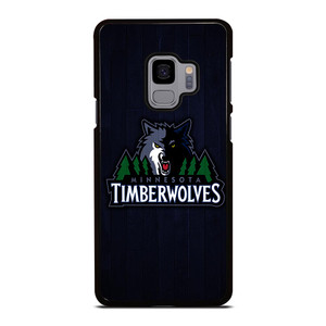 MINNESOTA TIMBERWOLVES WOODEN LOGO Samsung Galaxy S9 Case