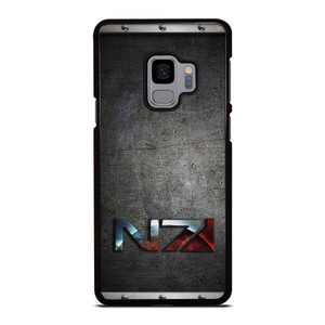 N7 ARMOUR MASS EFFECT METAL EMBLEM Samsung Galaxy S9 Case