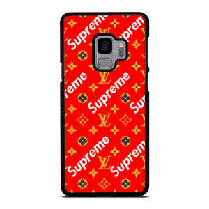 NEW SUPREME RED GOLD PATTERN Samsung Galaxy S9 Case NEW SUPREME RED GOLD PATTERN Samsung Galaxy S9 Case