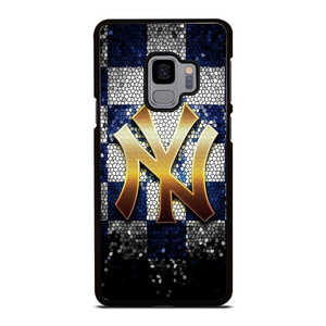 NEW YORK YANKEES GLASS ART Samsung Galaxy S9 Case NEW YORK YANKEES GLASS ART Samsung Galaxy S9 Case