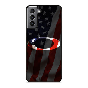 OAKLEY AMERICAN FLAG LOGO EMBOSS Samsung Galaxy S21 Plus Case
