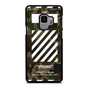 OFF WHITE CAMO ARMY Samsung Galaxy S9 Case