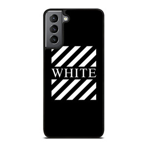 OFF WHITE LOGO CENTER STRIPE Samsung Galaxy S21 Plus Case OFF WHITE LOGO CENTER STRIPE Samsung Galaxy S21 Plus Case