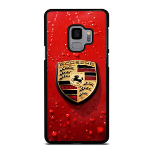 PORSCHE RED EMBLEM Samsung Galaxy S9 Case
