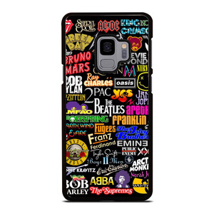 ROCK BAND COLLAGE Samsung Galaxy S9 Case