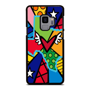 ROMERO BRITTO POP TEXAS MAP Samsung Galaxy S9 Case