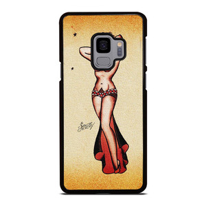 SAILOR JERRY BIKINI GIRL TATTOO Samsung Galaxy S9 Case