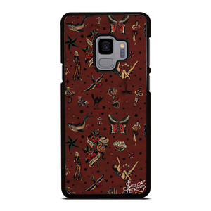 SAILOR JERRY TATTOO PATTERN Samsung Galaxy S9 Case