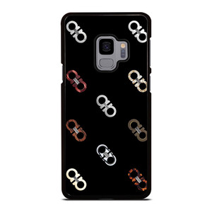SALVATORE FERRAGAMO LOGO PATTERN Samsung Galaxy S9 Case
