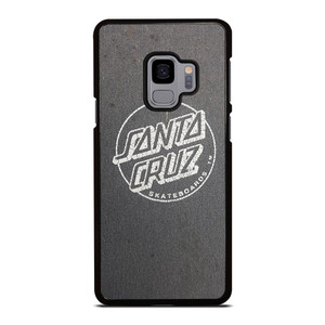 SANTA CRUZ SKATEBOARD LOGO ASPHALT Samsung Galaxy S9 Case SANTA CRUZ SKATEBOARD LOGO ASPHALT Samsung Galaxy S9 Case