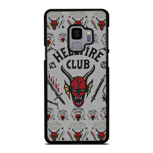 STRANGER THINGS HELLFIRE MASK Samsung Galaxy S9 Case STRANGER THINGS HELLFIRE MASK Samsung Galaxy S9 Case