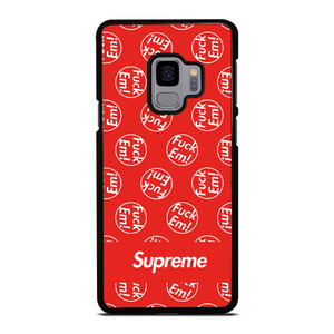 SUPREME FUCK EM PATTERN Samsung Galaxy S9 Case