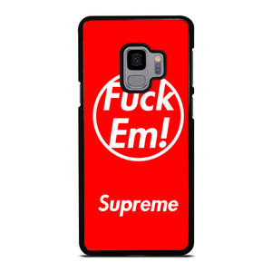 SUPREME FUCK EM RED Samsung Galaxy S9 Case SUPREME FUCK EM RED Samsung Galaxy S9 Case