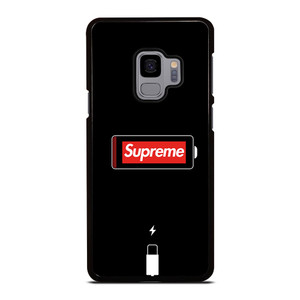 SUPREME PHONE LOW BATTERY Samsung Galaxy S9 Case SUPREME PHONE LOW BATTERY Samsung Galaxy S9 Case