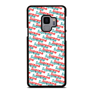 SUPREME RED BLUE PATTERN Samsung Galaxy S9 Case SUPREME RED BLUE PATTERN Samsung Galaxy S9 Case