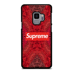 SUPREME RED SNAKE SKIN Samsung Galaxy S9 Case