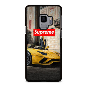SUPREME YELLOW LAMBORGINI Samsung Galaxy S9 Case SUPREME YELLOW LAMBORGINI Samsung Galaxy S9 Case