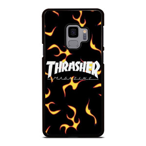 THRASHER SKATEBOARD MAGAZINE FLAME Samsung Galaxy S9 Case