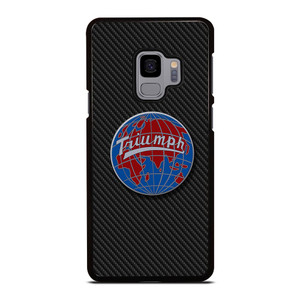 TRIUMPH WORLDWIDE LOGO CARBON Samsung Galaxy S9 Case