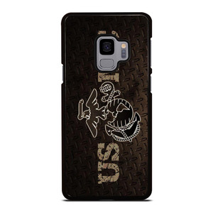 UNITED STATED MARINE CORPS METAL LOGO Samsung Galaxy S9 Case