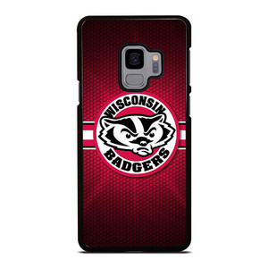 WISCONSIN BADGER METAL LOGO Samsung Galaxy S9 Case WISCONSIN BADGER METAL LOGO Samsung Galaxy S9 Case