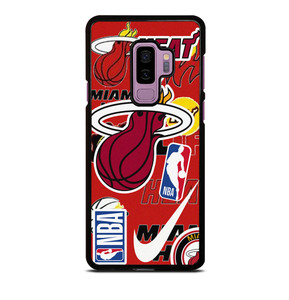 MIAMI HEAT NBA STICKER BOMB Samsung Galaxy S9 Plus Case