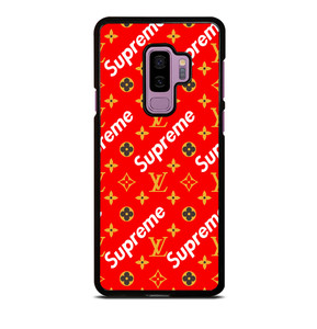 NEW SUPREME RED GOLD PATTERN Samsung Galaxy S9 Plus Case NEW SUPREME RED GOLD PATTERN Samsung Galaxy S9 Plus Case