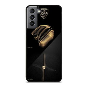 PUEGOT LOGO GOLD ELEGANT Samsung Galaxy S21 Plus Case