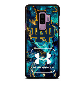 NOTRE DAME VS UNDER ARMOUR MARBLE BLUE Samsung Galaxy S9 Plus Case