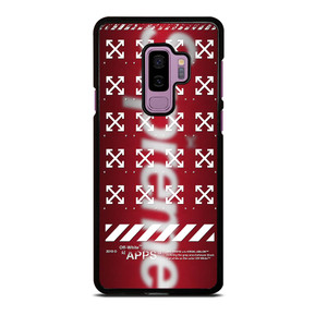 OFF WHITE X SUPREME LOGO BLUR Samsung Galaxy S9 Plus Case OFF WHITE X SUPREME LOGO BLUR Samsung Galaxy S9 Plus Case