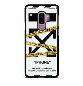 OFF WHITE YELLOW STRIPES Samsung Galaxy S9 Plus Case