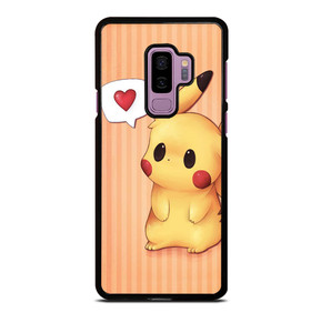 PIKACHU POKEMON LOVE SIGN Samsung Galaxy S9 Plus Case