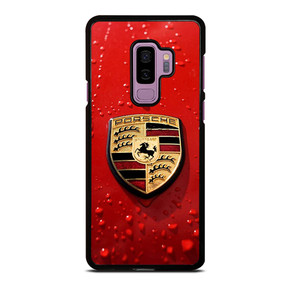 PORSCHE RED EMBLEM Samsung Galaxy S9 Plus Case