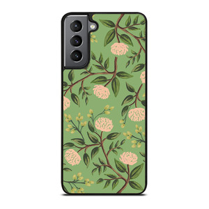RIFLE PAPER EMERALD PEONIES Samsung Galaxy S21 Plus Case