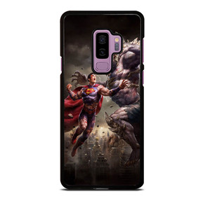 SUPERMAN VS DOOMSDAY ART Samsung Galaxy S9 Plus Case SUPERMAN VS DOOMSDAY ART Samsung Galaxy S9 Plus Case