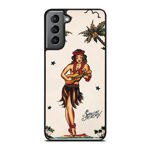 SAILOR JERRY S HULA GIRL 2 Samsung Galaxy S21 Plus Case