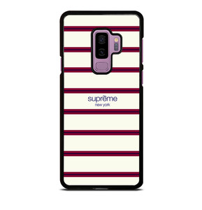 SUPREME NEW YORK RED STRIPE Samsung Galaxy S9 Plus Case SUPREME NEW YORK RED STRIPE Samsung Galaxy S9 Plus Case