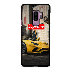 SUPREME YELLOW LAMBORGINI Samsung Galaxy S9 Plus Case SUPREME YELLOW LAMBORGINI Samsung Galaxy S9 Plus Case