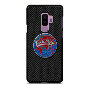 TRIUMPH WORLDWIDE LOGO CARBON Samsung Galaxy S9 Plus Case