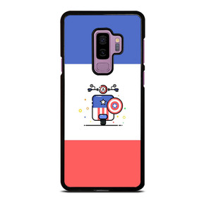VESPA CAPTAIN AMERICA Samsung Galaxy S9 Plus Case VESPA CAPTAIN AMERICA Samsung Galaxy S9 Plus Case