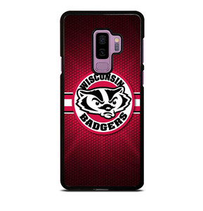 WISCONSIN BADGER METAL LOGO Samsung Galaxy S9 Plus Case WISCONSIN BADGER METAL LOGO Samsung Galaxy S9 Plus Case