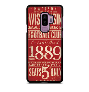 WISCONSIN BADGER OLD TICKET Samsung Galaxy S9 Plus Case WISCONSIN BADGER OLD TICKET Samsung Galaxy S9 Plus Case