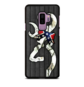 WOODEN CAMO BROWNING LOGO Samsung Galaxy S9 Plus Case WOODEN CAMO BROWNING LOGO Samsung Galaxy S9 Plus Case