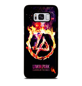 LINKIN PARK LOGO BURNING IN THE SKIES Samsung Galaxy S8 Case