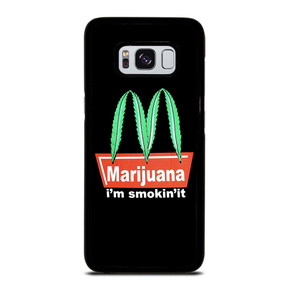 MARIJUANA X MCDONALD FUNNY Samsung Galaxy S8 Case MARIJUANA X MCDONALD FUNNY Samsung Galaxy S8 Case