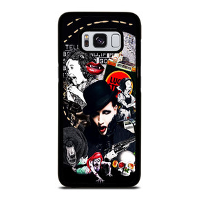 MARILYN MANSON GOTH COLLAGE Samsung Galaxy S8 Case MARILYN MANSON GOTH COLLAGE Samsung Galaxy S8 Case