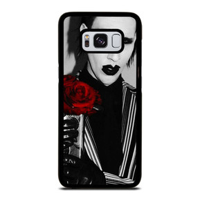 MARILYN MANSON GOTH FACE Samsung Galaxy S8 Case MARILYN MANSON GOTH FACE Samsung Galaxy S8 Case