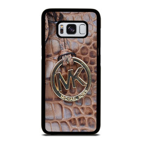 MICHAEL KORS BROWN LEATHER Samsung Galaxy S8 Case MICHAEL KORS BROWN LEATHER Samsung Galaxy S8 Case