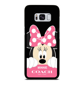 MINNIE MOUSE PINK COACH NEW YORK Samsung Galaxy S8 Case MINNIE MOUSE PINK COACH NEW YORK Samsung Galaxy S8 Case